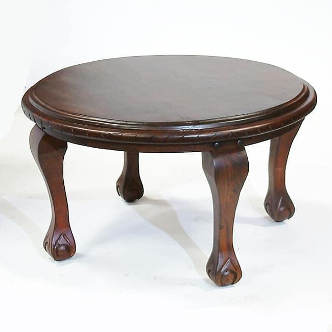 Handmade Ball Foot Round Coffee Table (India)