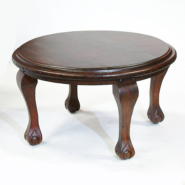Handmade Ball Foot Round Coffee Table (India)