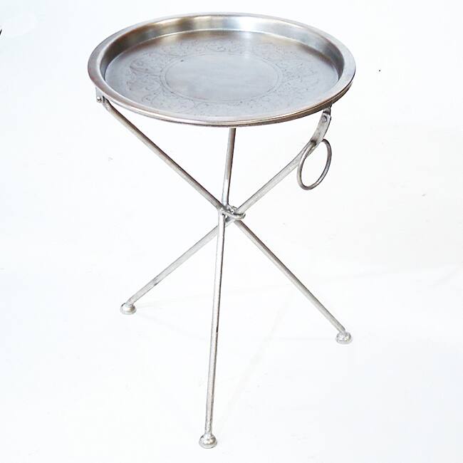 CG Sparks Handmade Collapsible Cocktail Tray Table (India)