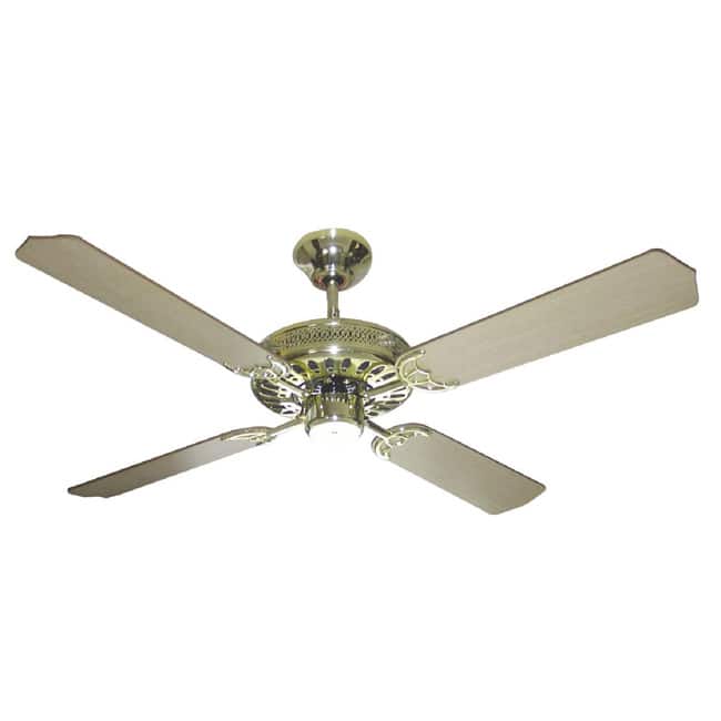 Polished Brass Finish 52-inch Ceiling Fan