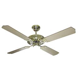 Shop Polished Brass Finish 52 Inch Ceiling Fan Overstock 3266460