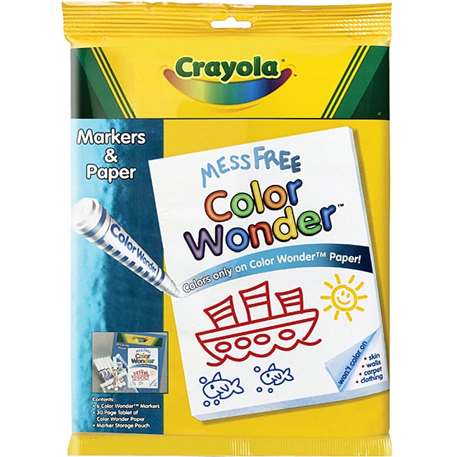 Download Crayola Color Wonder Marker and Paper Set - Free Shipping On Orders Over $45 - Overstock.com ...