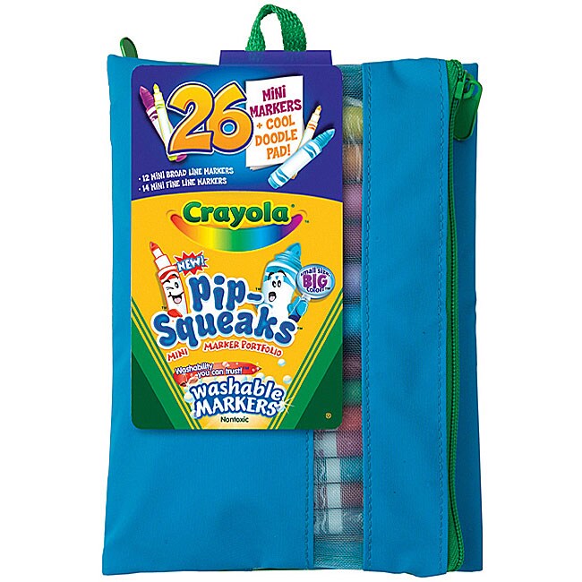 Crayola Pip-squeaks Fine Mini Washable Markers in Assorted Colors ...