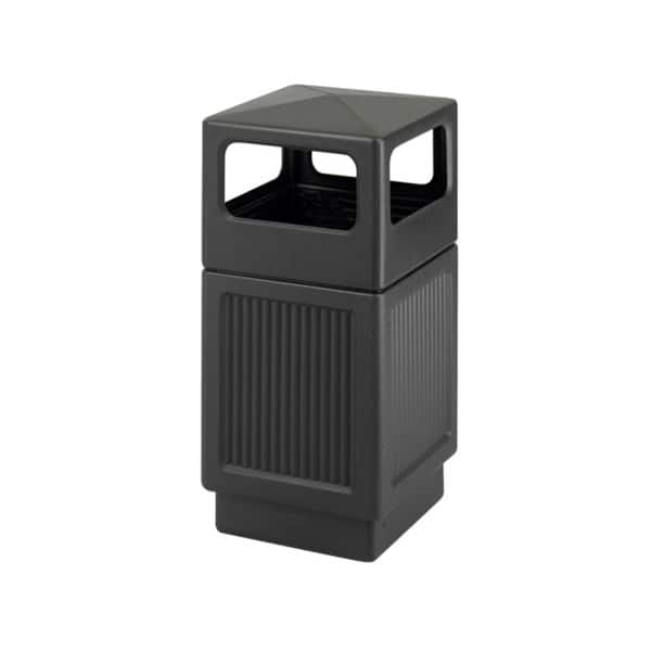 Safco Canmeleon Square 38-Gallon Outdoor Waste Receptacle