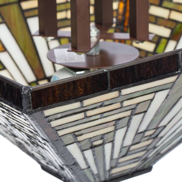 Shop Tiffany Style Frank Lloyd Wright Mission Ceiling Lamp