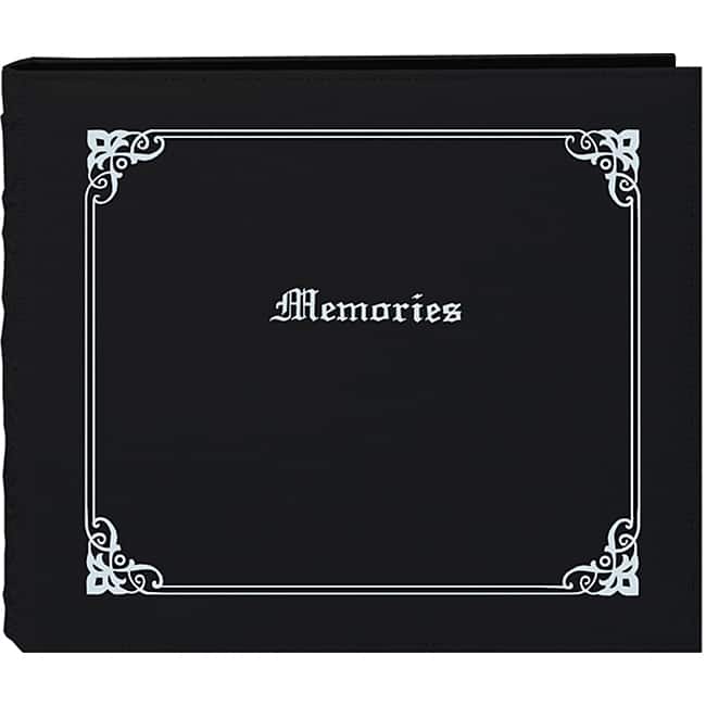 Pioneer 'Memories' 12x12 Black Memory Book Binder with 40 Bonus Pages
