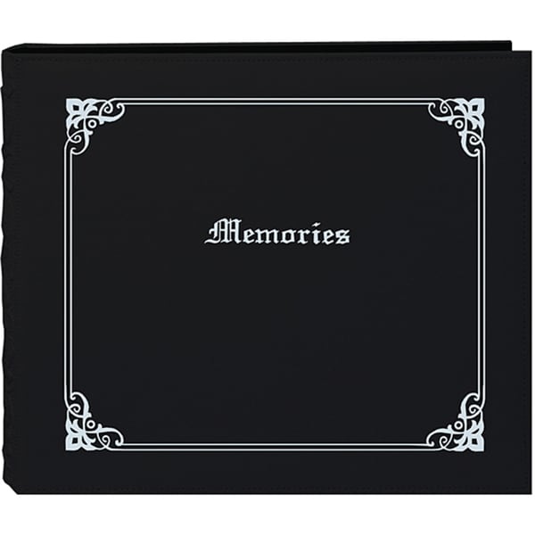 Memories 12x12 Black Memory Book Binder with 40 Bonus Pages