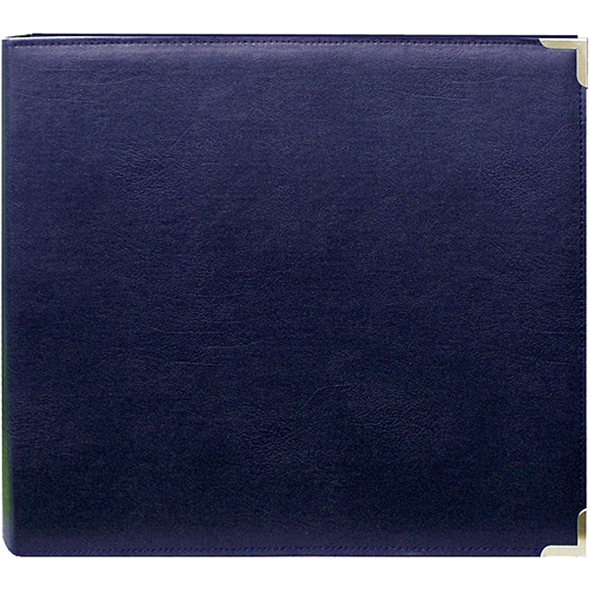 Navy 12x12 Memory Book Binder With 40 Bonus Pages