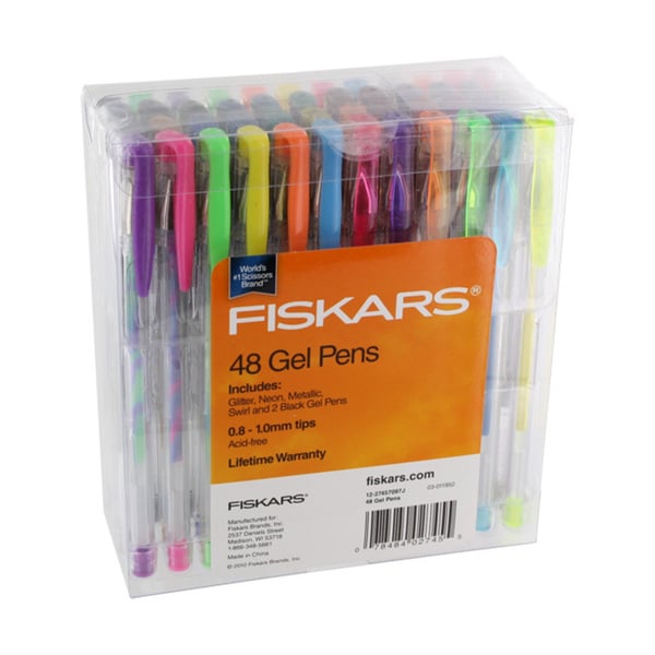 fiskars glitter gel pens