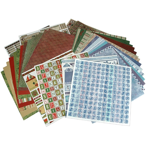 Hot Off The Press Christmas Paper and Accent Kit
