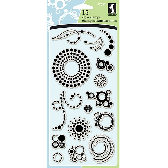 Inkadinkado Circle And Dots Clear Stamps