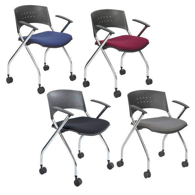 Safco Upholstered Nesting Chairs (Set of 2)