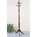Shop Traditional Cherry Finish Coat Rack - Free Shipping Today