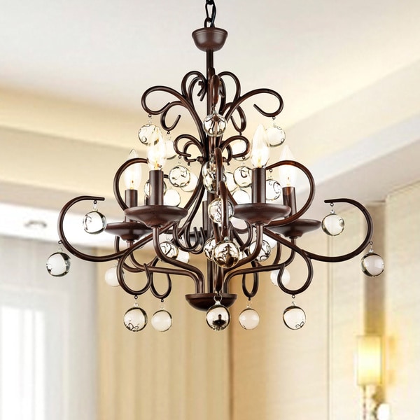 berger 5 light chandelier