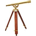 Brass 18 x 50 Pirate Scope with Mahogany Tripod