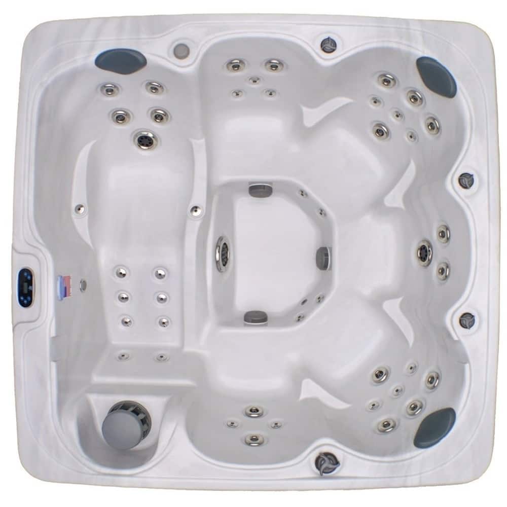 Home and Garden 6-person Hot Tub 71-jet Spa - 82"x82"x35"