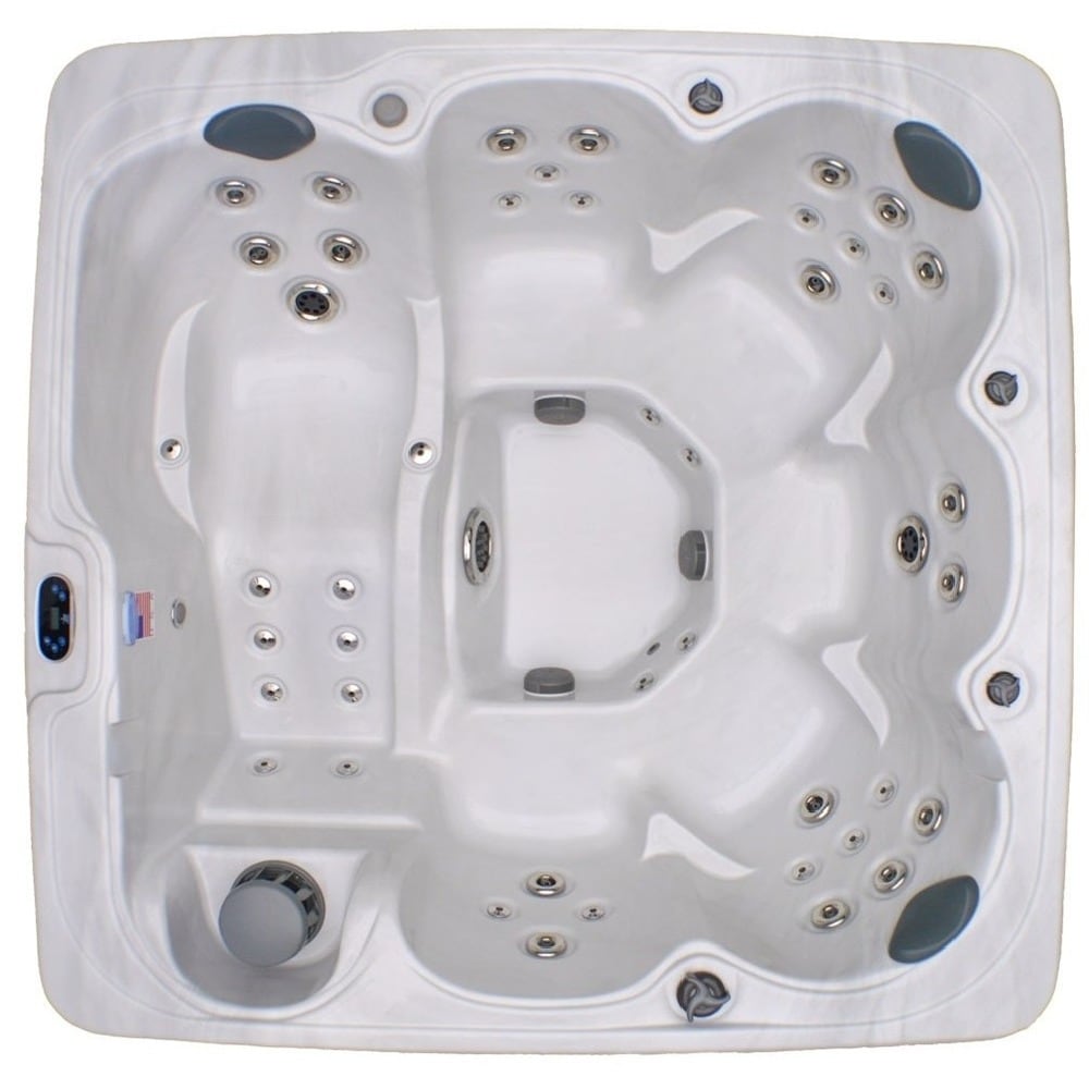 Home and Garden 6-person Hot Tub 71-jet Spa - 82"x82"x35"