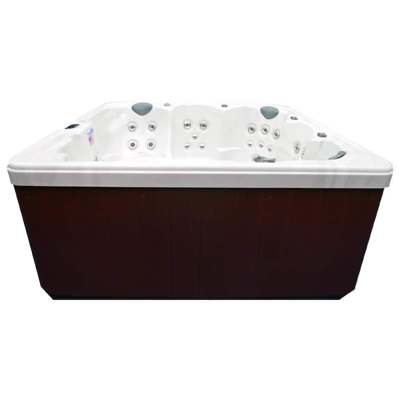 Home and Garden 6-person Hot Tub 71-jet Spa - 82"x82"x35"