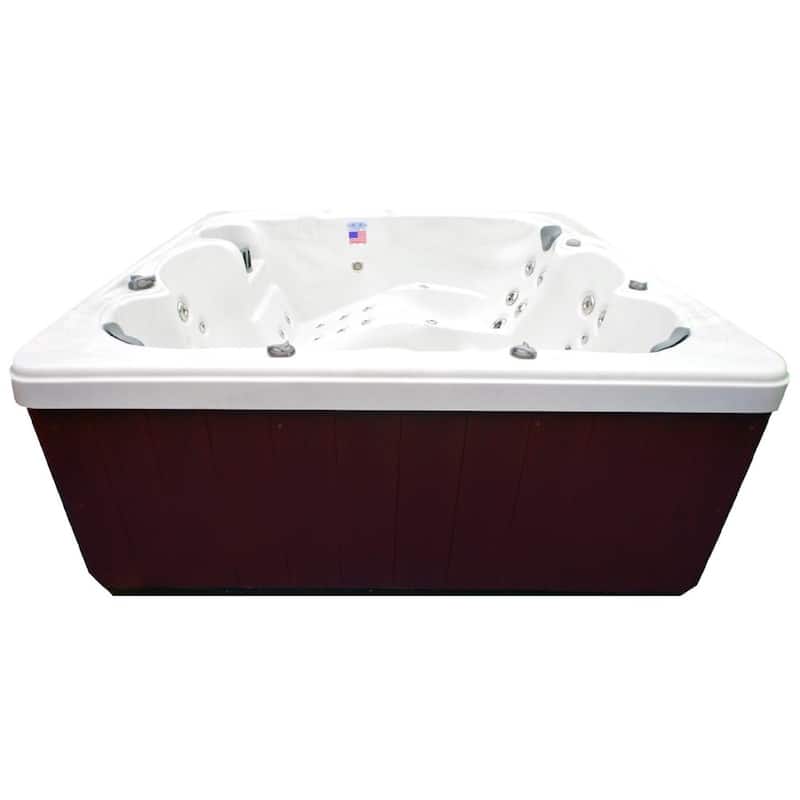 Home and Garden 6-person Hot Tub 71-jet Spa - 82"x82"x35"