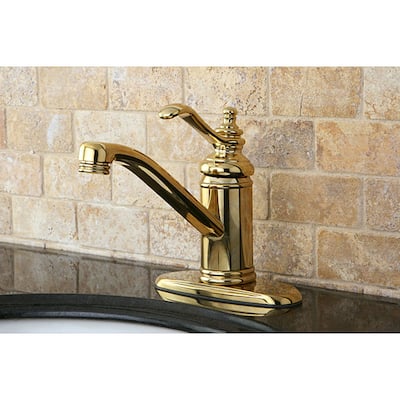 Kingston Brass Templeton Polished Brass Centerset Bathroom Faucet