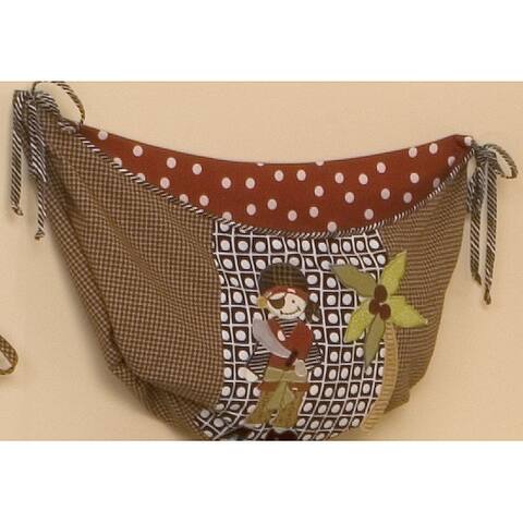 Cotton Tale Pirates Cove Baby Bedding Multicolored Hanging Toy Bag - Red