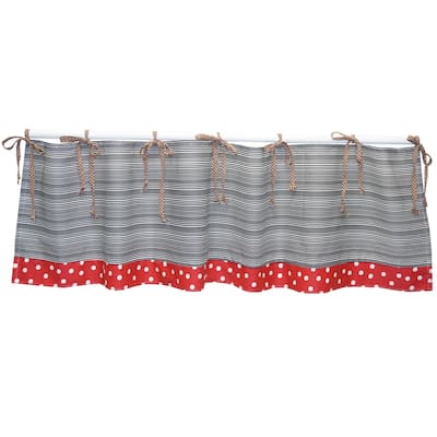 Stripes and Polka Dots Valance Pirate's Cove Collection