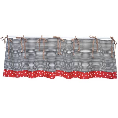 Stripes and Polka Dots Valance Pirate's Cove Collection