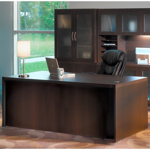 Mayline Aberdeen 72 inch Straight Front Desk Shell Mayline Executive Desks