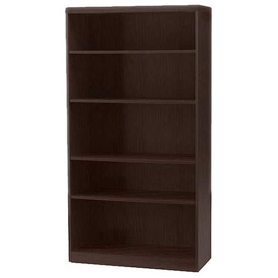 Mayline Aberdeen 5-shelf Laminate Bookcase