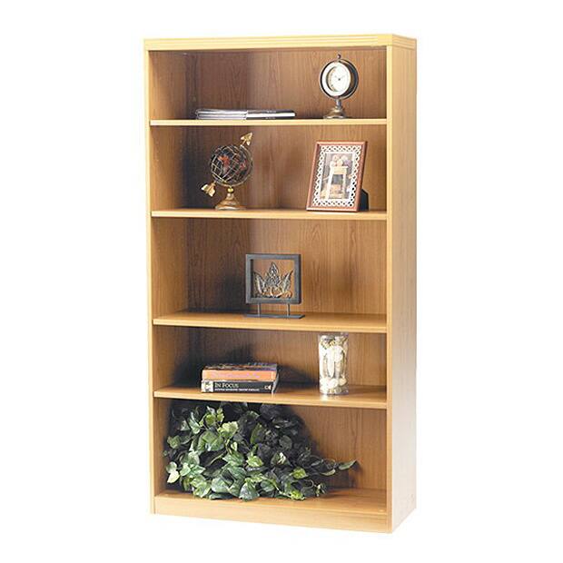 Mayline Aberdeen 5-shelf Laminate Bookcase
