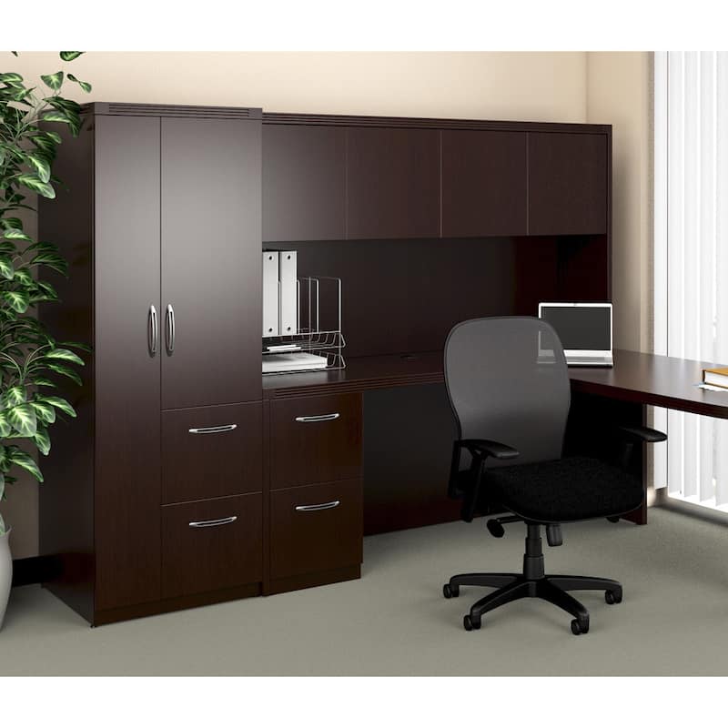 Mayline Aberdeen Personal Storage Tower with 2 Doors and 2 Drawers