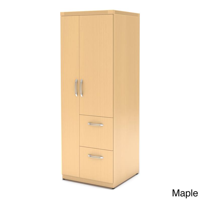 Mayline Aberdeen Personal Storage Tower with 2 Doors and 2 Drawers