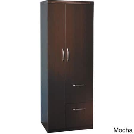 Mayline Aberdeen Personal Storage Tower with 2 Doors and 2 Drawers