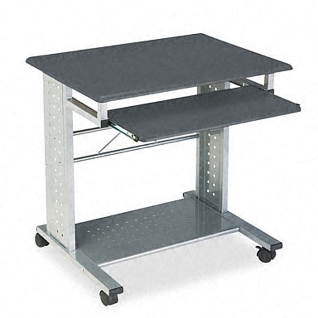 Shop Mayline Empire Mobile Computer Workstation Desk Free