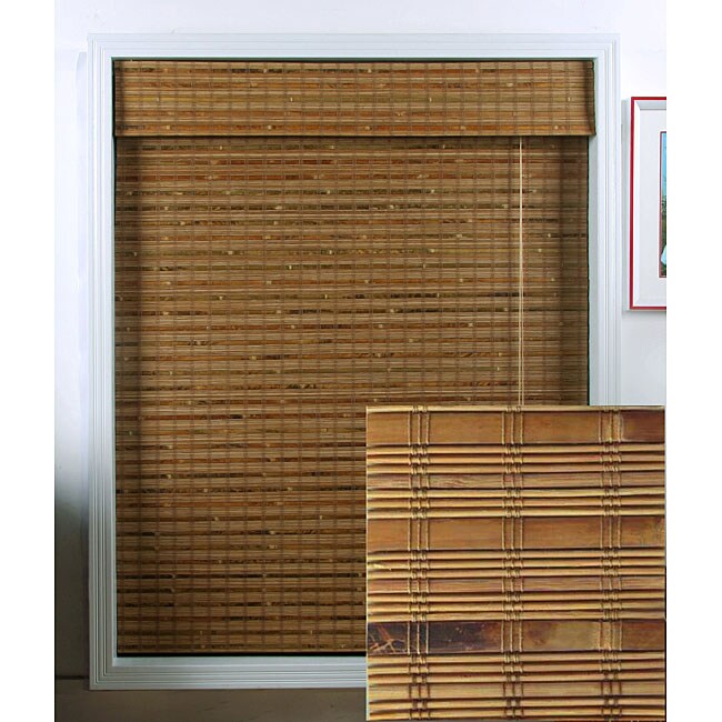 Arlo Blinds Dali Native Bamboo Roman Shade (46 in. x 74 in.)