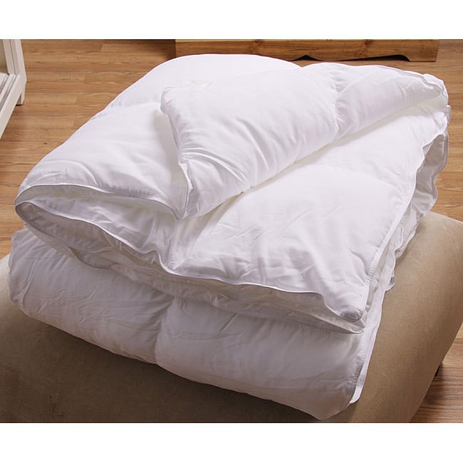 None All season Luxurious Down Alternative Hypoallergenic Comforter White Size King