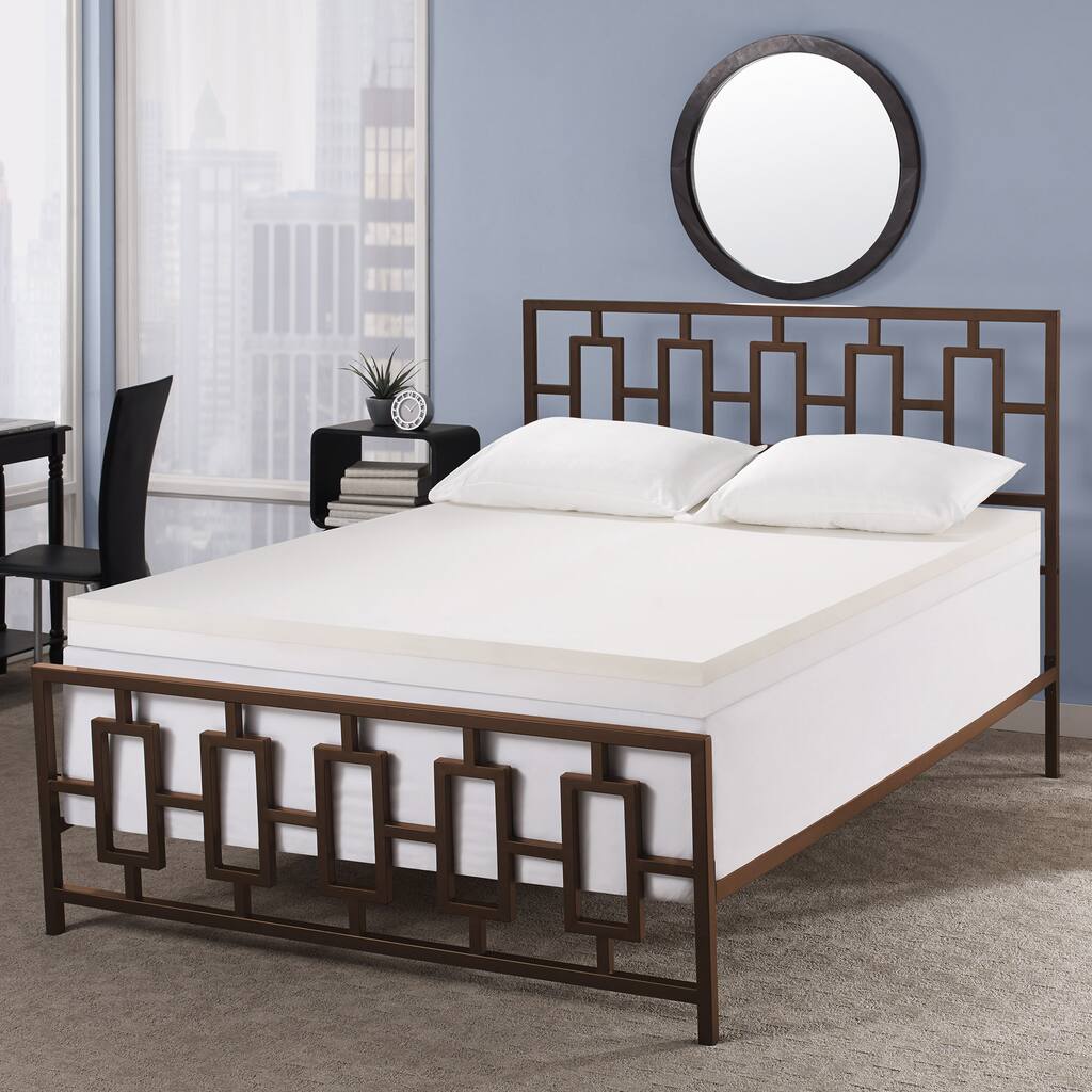 Serta Rejuvenator Dual-layer 4-inch Memory Foam Mattress Topper