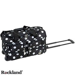 Rockland Kensington 22-inch Carry On Rolling Upright Duffel Bag ...
