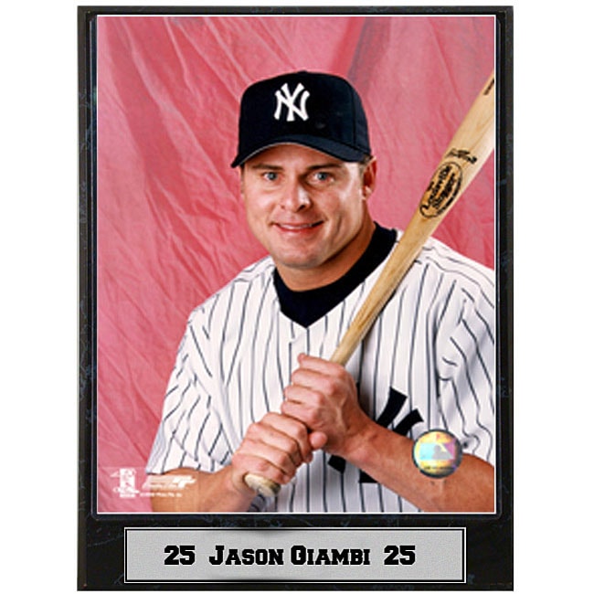 Jason Giambi 9x12 Baseball Photo Plaque