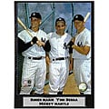 Marris, Berra, Mantle 9x12 Baseball Photo Plaque
