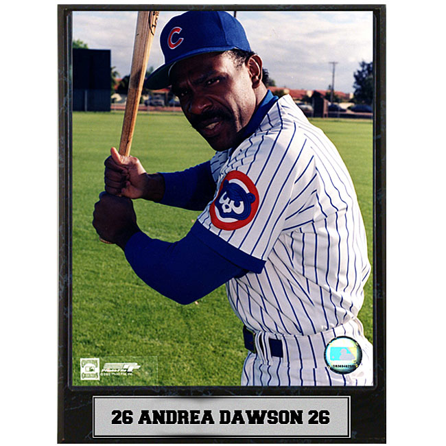 Andre Dawson 9x12 photo plaque