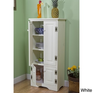 Simple Living  Tall Cabinet (Antique White)