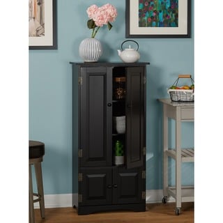 Simple Living  Tall Cabinet (Black)