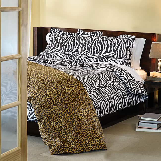 Expressions Regal Animal Print 3-piece Duvet Cover Set