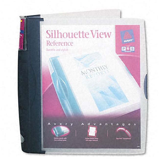 Avery Silhouette View 1-inch Poly Reference Binder