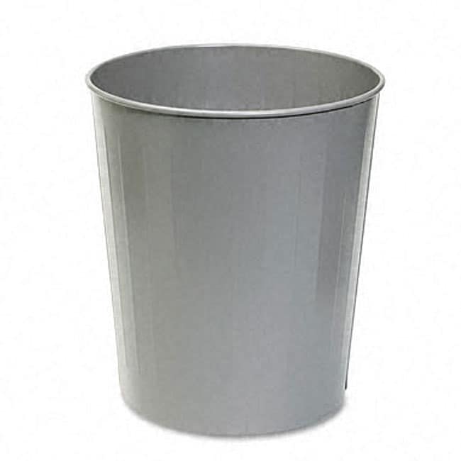 Charcoal 23.5 quart Fire safe Round Steel Trash Can