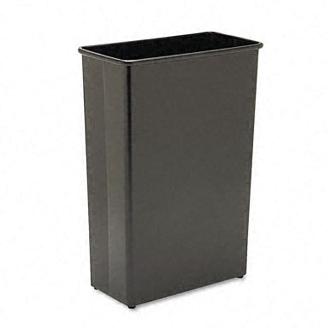 Rectangular Fire safe Steel Wastebasket   22 Gallon