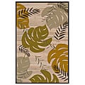 Hand-woven Leave Rayon from Bamboo Rug - 6' x 9'