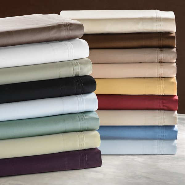 Superior Egyptian Cotton 650 Thread Count Deep Pocket Solid Superior Egyptian Cotton 650 Thread Count Deep Pocket Solid Sheet Set