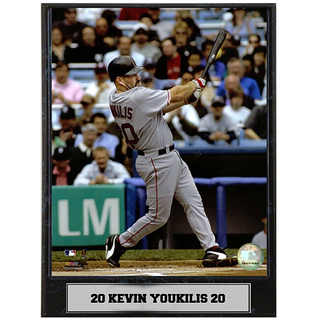 Shop Kevin Youkilis 9x12 Baseball Photo Plaque - Free Shipping On ...